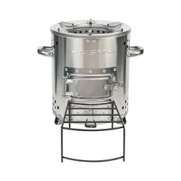 Portable Dual-Fuel Wood & Charcoal Cookstove
